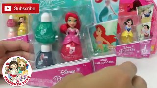 Disney Princess Makeup Set Little Kingdom Collection Sparkle Nail Polish Hair Mascara Lip Gloss
