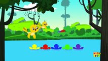 Five Little Ducks Went Swimming One Day | Duck Song | Nursery Rhymes | Kids TV