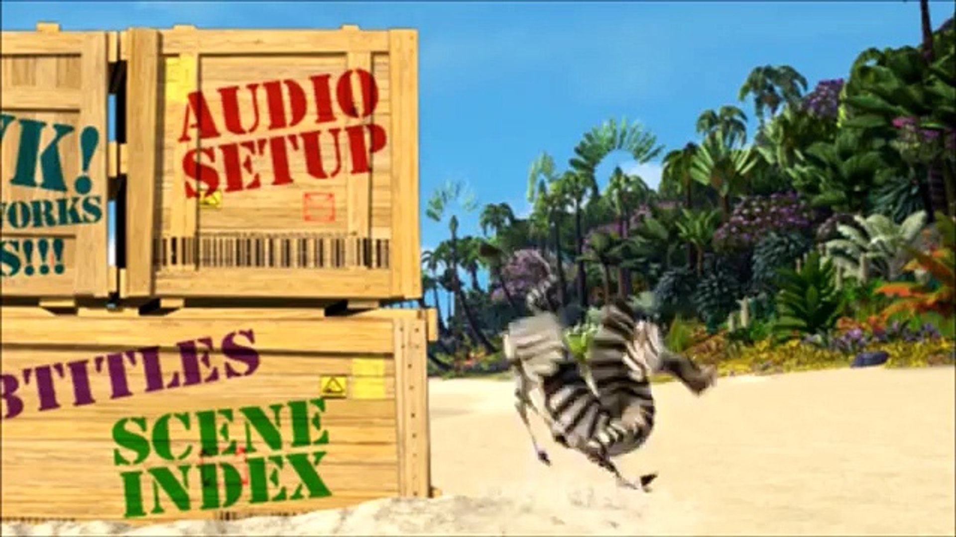 Madagascar 2005 DvD Menu Walkthrough