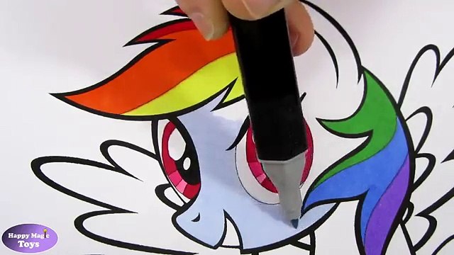 MLP Coloring Book Compilation Rainbow Dash Rarity Applejack My Little Pony Coloring Page MLPFiM