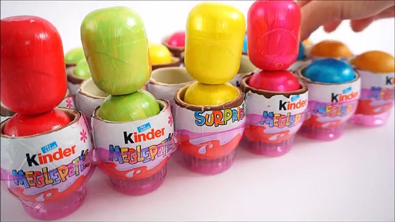 Learn colours with surprise eggs toys