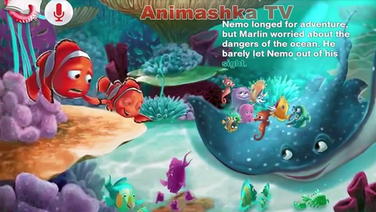 Finding Nemo Movie Official Storybook Deluxe Disney-Animshka TV- Bedtime Story for Kids