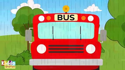 Wheels on the bus go round and round | Nursery Rhymes