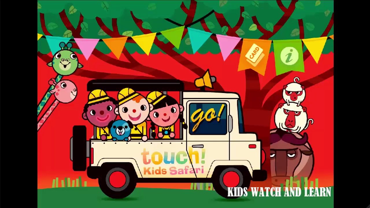 Touch! Kids Safari - best iPad Android game app for kids. Learn animals