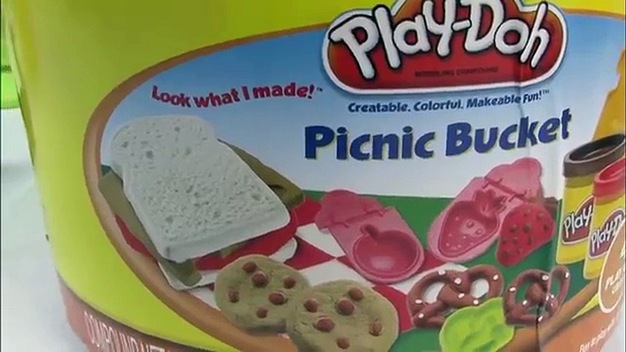 LPS Playdoh Picnic Food Bucket BIG SANDWICH Littlest Pet Shop Dog Vern Shopkins Playset Unboxing