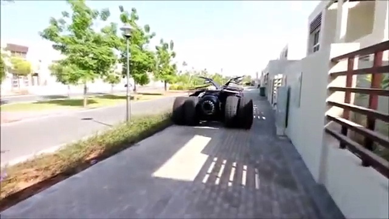 A real Batman car in Dubai