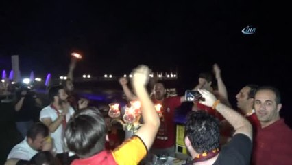 Galatasaray'ın 21'inci Şampiyonluğu Alanya'da Kutlandı