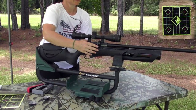 Umarex Gauntlet .22 Distance Test With Airgun Angie!