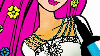 Barbie Fashion Coloring Pages #2 Coloring Book Video For Children Learn Colors kids Coloriage Barbie