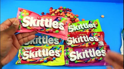 Skittles Candy Packs - Original Desserts Sours Wild Berry Tropical Orchards Sweets & Sours
