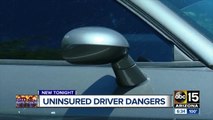 Dangers of getting into a crash with an uninsured driver