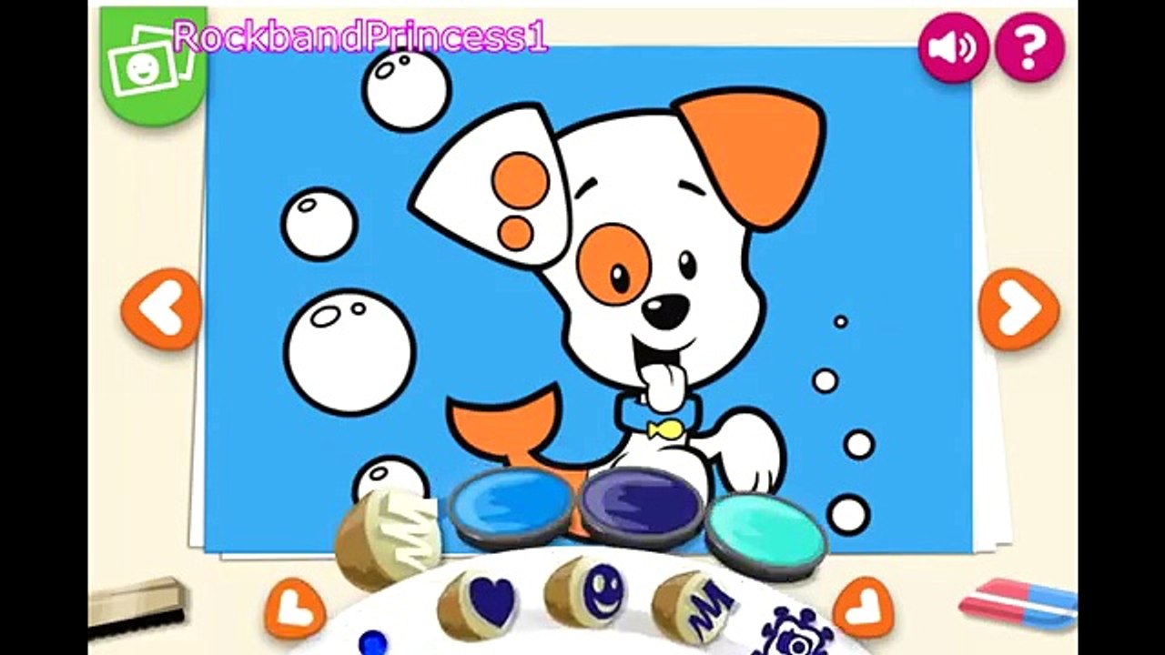 Kids Painting,Coloring,Drawing Games For Todler Preshcoolers Nick Jr Bubble Guppies