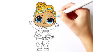 L.O.L. Surprise! LUXE Dolls - Coloring Pages | Coloring Books for Kids | Rainbow TV