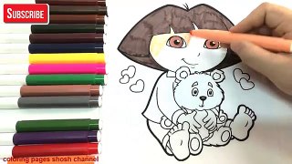 coloring books for kids : How to colour dora coloring pages , coloring sheets for kids , art colors