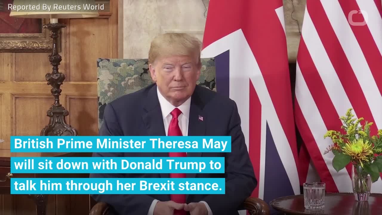 Theresa May Looking Forward To Explaining Brexit Stance To Trump