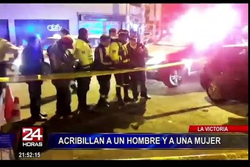 La Victoria: acribillan a un hombre y una mujer