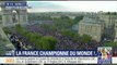 Coupe du monde: les Champs-Elysées envahis par les supporters venus fêter la victoire des Bleus
