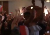 French Fans in Chicago Celebrate First Goal in World Cup Final With Mexican Wave