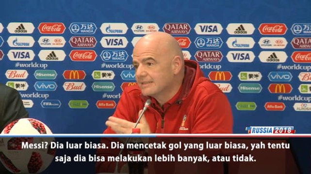Messi Luar Biasa Di Piala Dunia - Infantino