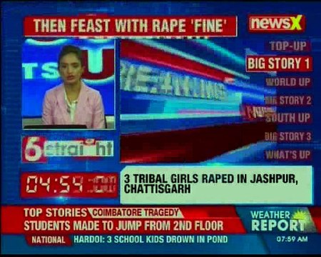 Chhattisgarh 3 tribal girls raped in Jashpur; village panchayat fines accused, organises party