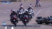 14-Juillet: deux motards se sont percutés et sont tombés devant la tribune présidentielle