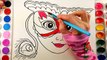 Colouring for Kids Princess Mask Coloring Pages Accessories for Girls Learning How to Draw and Paint