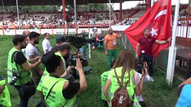 Edirne Kırkpınar Güreşlerinin Resmi Açılışı Yapıldı Hd