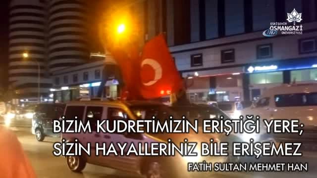 Esogü'den 15 Temmuz'un Yıl Dönümünde Anlamlı Video