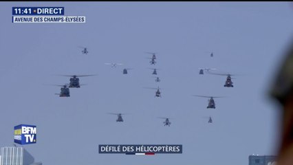 14-Juillet: revivez le défilé des hélicoptères