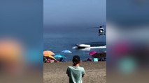 Espagne : un trafiquant de drogue poursuivi en pleine journée sur la plage !