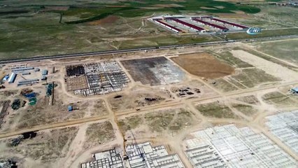 FETÖ'cüler için yapılan yüksek güvenlikli cezaevi kampüsü havadan görüntülendi