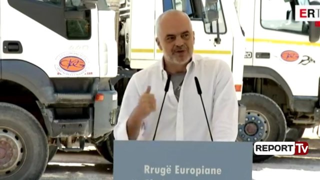 Report Tv - Nis puna për Bypass-in e Tepelenës, Rama: Pas Vlorës, aeroport turistik në Sarandë