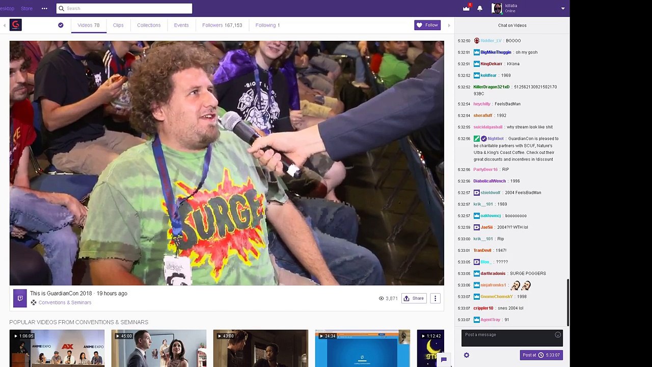 The Man the Legend the Surge Guy #guardiancon2018