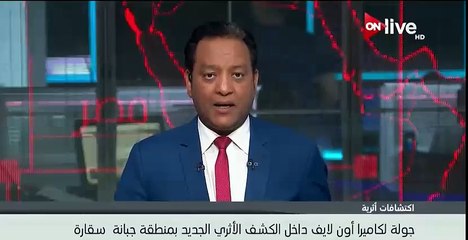 شاهد الاكتشاف الأثري الجديد بسقارة من الداخل