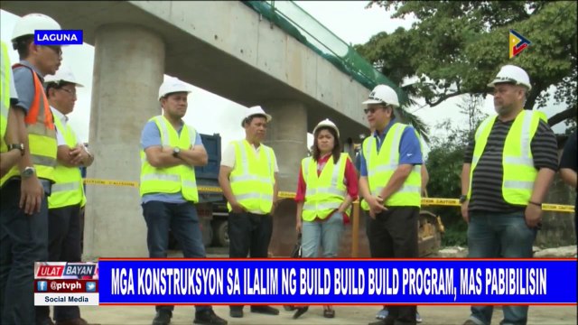 Mga konstruksyon sa ilalim ng ‘Build, Build, Build Program’, mas pabibilisin