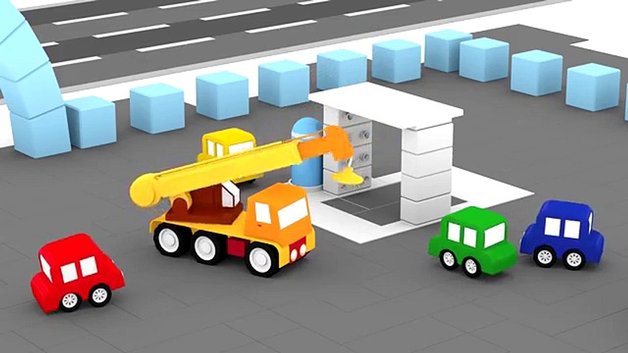 Cartoon Cars - CAR WASH PAINTBALL! - Cars Cartoons for Children