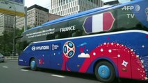المنتخب الفرنسي يصل الى موسكو لمواجهة كرواتيا في نهائي مونديال 2018