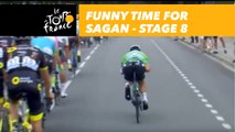 Peter Sagan s'amuse / Funny Time for Sagan - Étape 8 / Stage 8 - Tour de France 2018