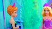 Disney Frozen Queen Elsa Magical Lights Palace Castle Playset with Olaf Doll Toy Review Video