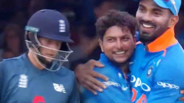 India Vs England 2nd ODI: Kuldeep Yadav's traps Eoin Morgan for 53 | वनइंडिया हिंदी