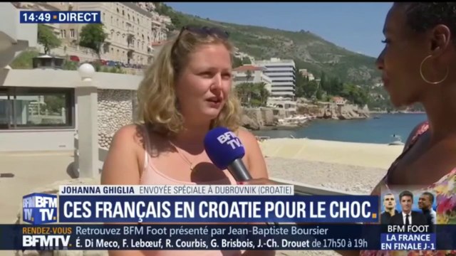 Ces Français en vacances en Croatie se préparent à être discrets en cas de victoire