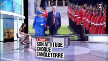 Le Royaume-Uni choqué par l'attitude de Donald Trump face à la reine Elizabeth II