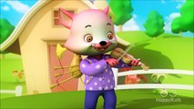 Hey Diddle Diddle | Cat Song & Rhymes | 3D Nursery Rhymes for Kids | Hippy Hoppy Show I 30 Mins