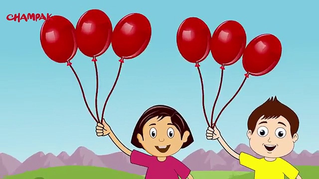 My Red Balloon English Animated Nursery Rhyme video Dailymotion