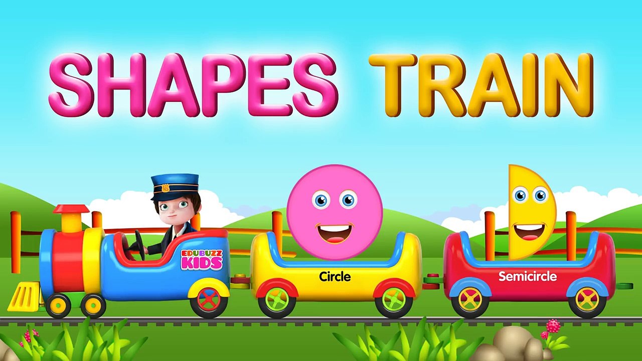 Shapes Train | Shapes for Children | 2d Shapes | Shapes Song
