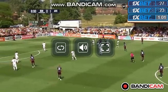Amazing Second Goal Aubameyang (0-2) Boreham Wood vs Arsenal