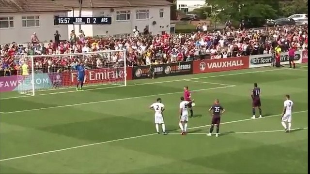 Pierre Emerick Aubameyang penalty hat-trick vs Boreham Wood (0-1)
