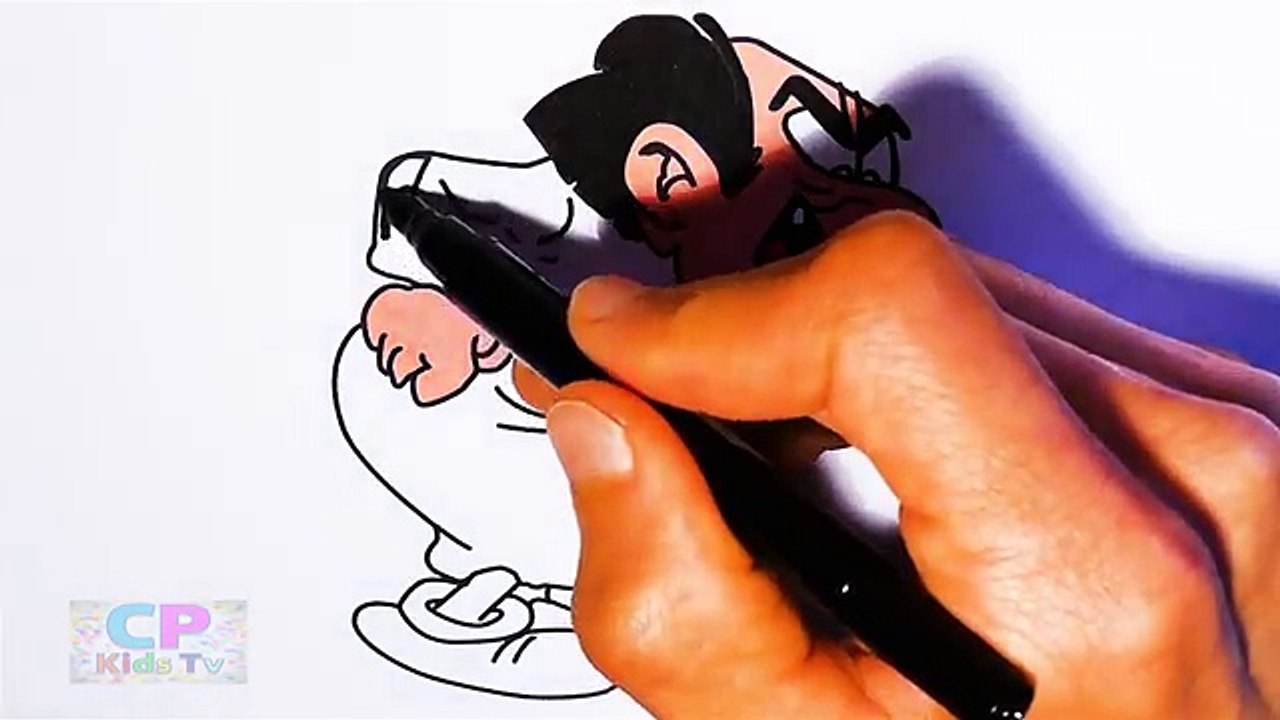 Gargamel from Smurfs Coloring Pages for Kids 4 , Smurfs Coloring Pages , Coloring Pages Kids Tv