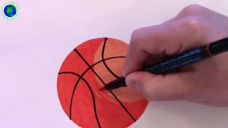 How to Draw a Realistic Basketball