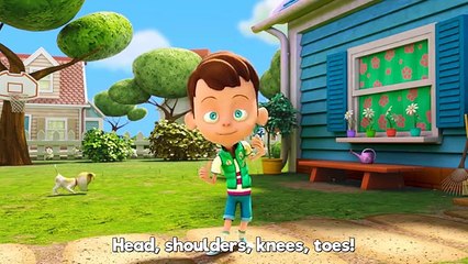 Head Shoulders Knees and Toes | + More Nursery Rhymes & Kids Songs - ABCkidTV